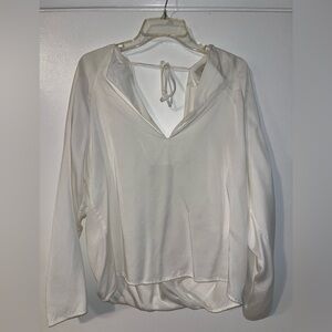 Shaina Mote Elegant Cream/White Long Sleeve Blouse - NWOT
